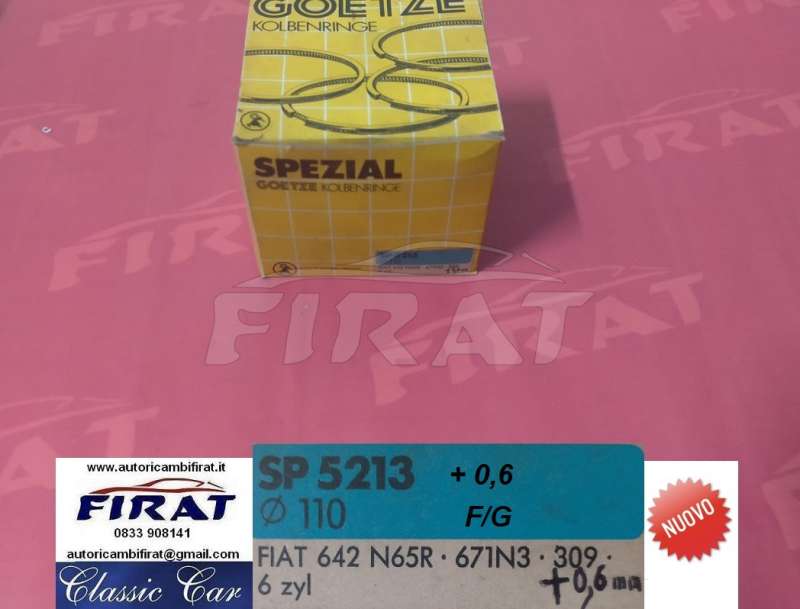 FASCE ELASTICHE FIAT 642 N65R (SP5213+0,6)